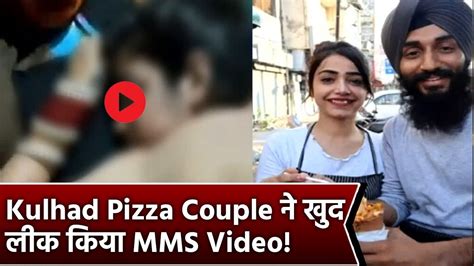 kulhad pizza viral video sexy|Kulhad Pizza Video